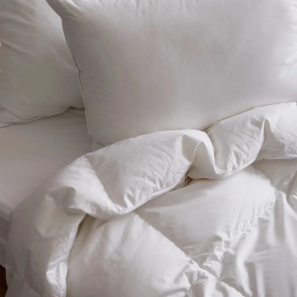 Quince Luxe Goose Down White Comforter All Season Twin